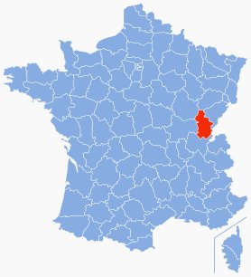 Carte du Jura.