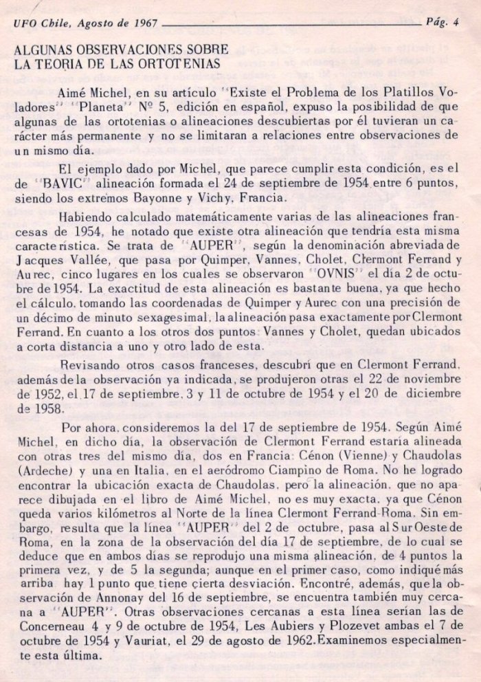 UFO Chile N°1 page 4 août 1967