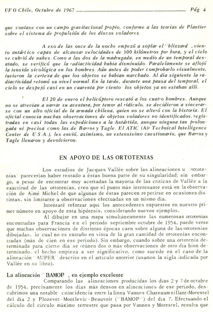 UFO Chile N° 2, page 4, octobre 1967