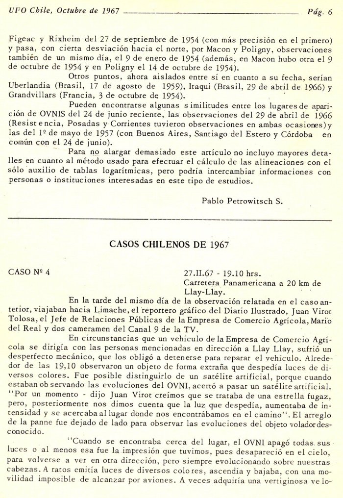 UFO Chile N° 2, page 6, octobre 1967
