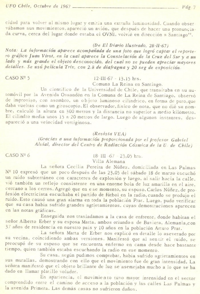 UFO Chile N° 2, page 7, octobre 1967