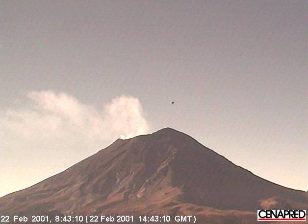 Popocatepetl February 22, 2001